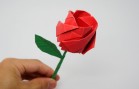 Como hacer un rosa de papel de dificultad media, tutorial paso a paso.